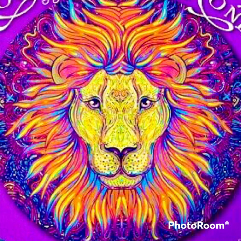🦁 MAJESTIC LION ROUND PUZZLE 🦁 - Picture 2 of 3
